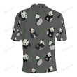 Panda Pattern Unisex Polo Shirt
