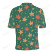 Maple Leaf Pattern Unisex Polo Shirt