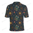 Owl Boho Style Pattern Unisex Polo Shirt