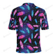 Feather Colorful Boho Unisex Polo Shirt