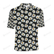 Daisy Print Pattern Unisex Polo Shirt