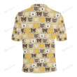Bear Patchworkpattern Unisex Polo Shirt