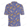 Trombone Pattern Unisex Polo Shirt