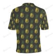 Gold Pineapple Unisex Polo Shirt