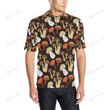 Mushroom Pattern Unisex Polo Shirt