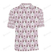 Bull Terrier Pink Unisex Polo Shirt