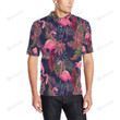 Flamingo Tropical Pattern Unisex Polo Shirt