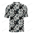 Lily Pattern Unisex Polo Shirt