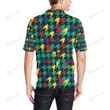 Houndstooth Colorful Pattern Unisex Polo Shirt