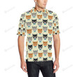 Cat Pattern Unisex Polo Shirt