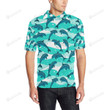 Dolphin Pattern Unisex Polo Shirt