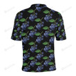 Blueberry Pattern Unisex Polo Shirt