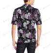 Lilac Pattern Unisex Polo Shirtt