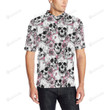 Cherry Blossom Pattern Unisex Polo Shirt
