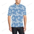 Hibiscus Pattern Unisex Polo Shirt