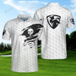 The Golf Skull 3D All Over Printed Polo Shirt