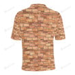 Brick Pattern Unisex Polo Shirt
