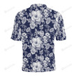 Floral Infrared Pattern Unisex Polo Shirt