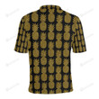 Gold Pineapple Pattern Unisex Polo Shirt