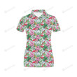 Tropical Flower Unisex Polo Shirt