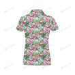 Tropical Flower Unisex Polo Shirt