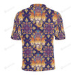Ganesha Pattern Unisex Polo Shirt