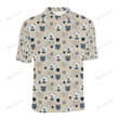 Bear Pattern Unisex Polo Shirt