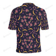 Anemone Pattern Unisex Polo Shirt