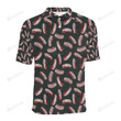 Bacon Pattern Unisex Polo Shirt