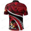 Tonga Polynesian Shark Tattoo Polo Shirt