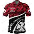 Polynesian Tattoo Shark Wallis And Futuna Tapa Polo Shirt