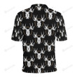 Moose Pattern Unisex Polo Shirt