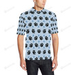 Paw Pattern Unisex Polo Shirt