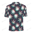 Pot Leaf Pattern Unisex Polo Shirt