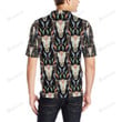 Buffalo Head Boho Style Pattern Print Unisex Polo Shirt