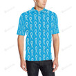 Prostate Cancer Pattern Unisex Polo Shirt