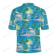 Palm Tree Beach Unisex Polo Shirt