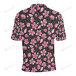Apple Blossom Pattern Unisex Polo Shirt