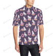 Donut Unicorn Pattern Unisex Polo Shirt