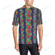Hawaiian Themed Pattern Unisex Polo Shirt