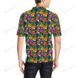 Tropical Folower Colorful Unisex Polo Shirt