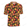 Peach Pattern Unisex Polo Shirt