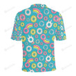 Donut Pattern Unisex Polo Shirt