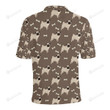Pug Pattern Unisex Polo Shirt