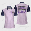 Lupus Awareness 3D All Over Printed Polo Shirt