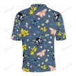 Monarch Butterfly Pattern Unisex Polo Shirt