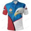 Serbia White Eagle Polo Shirt