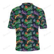Gecko Colorful Pattern Unisex Polo Shirt