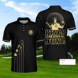 Golf Kings Are Born Custom Month Polo Shirt