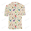 Ukulele Pattern Unisex Polo Shirt
